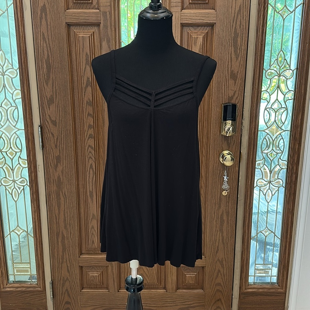 019 Torrid Black Adjustable Spaghetti Strap Top